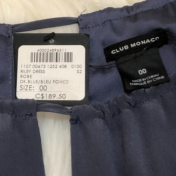 ✨HOST PICK✨ *BRAND NEW* Club Monaco (Riley) Silk Robe Dress - Size 00 - Picture 6 of 10